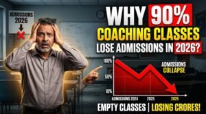 90% Admission lose by coaching class